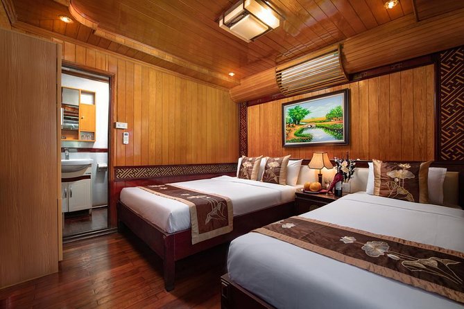 2-day Ha Long Bay Cruise included Transfer, Kayking and Swimming - Evening aboard the three-star cruise