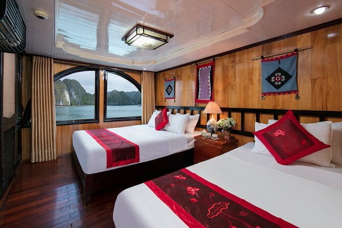 2 Days 1 Night Visit Lan Ha Bay - Classic 3 cabins cruise - Leaving Hanoi For Beo Harbor