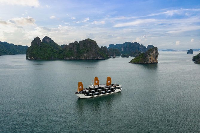 2 Days and 1 Night Halong Bay Luxury Genesis Regal Cruises - Day 1: boarding, lunch, and the first bay views