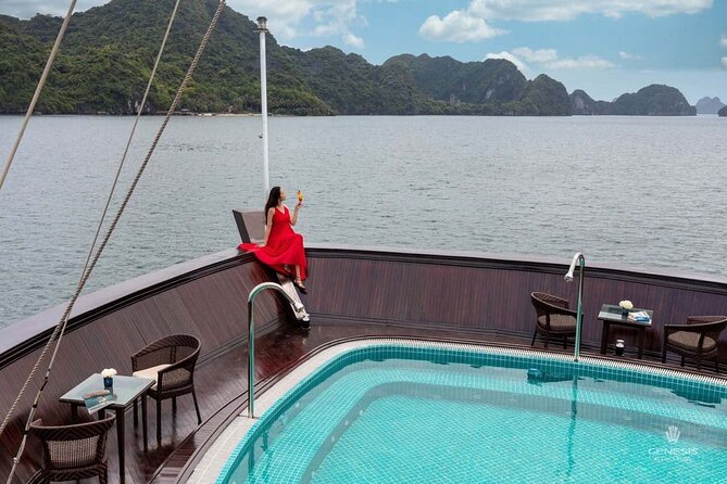 2 Days and 1 Night Halong Bay Luxury Genesis Regal Cruises - The Dark and Light Cave by kayak or sampan