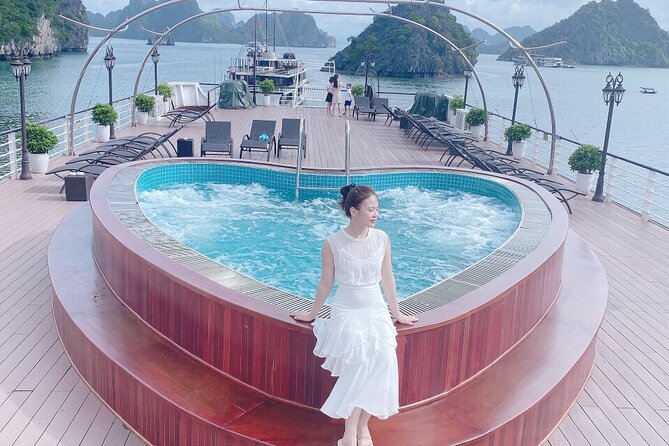 2-Days Aspira Cruise Tour around Hanoi- Halong- Lan Ha Bay - Day one: Tuan Chau Harbor to Ha Long and Lan Ha Bay