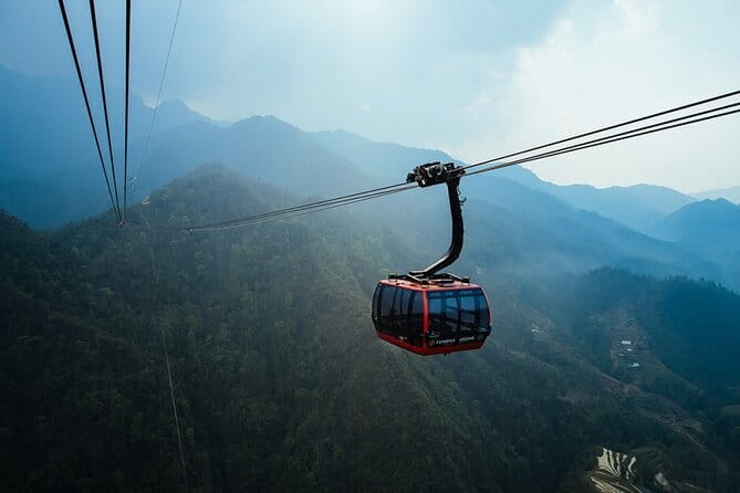 2-Days Sapa Tour with Fansipan Cable Car Trekking Three Village - Fansipan by cable car at 2,800 meters