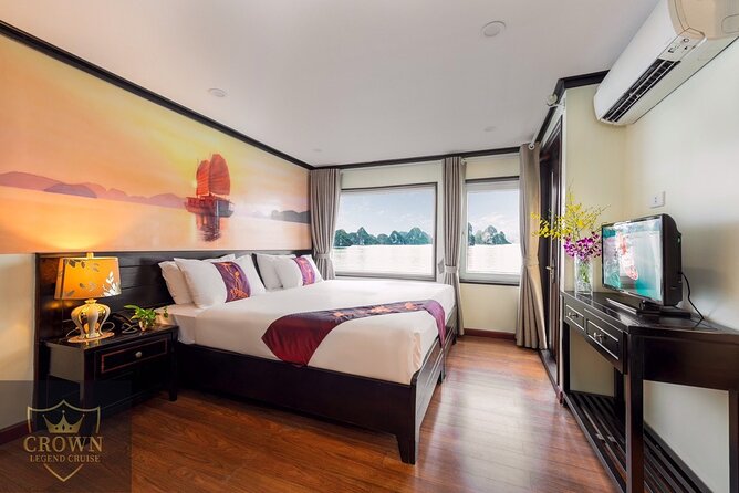 2D1N Ha Long Bay by Calypso Cruise, Caves, Meals, Transfer - Bright Cave by bamboo boat from 2:30 to 4:00