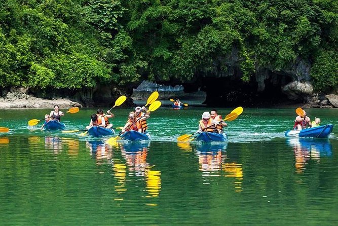 3-Day Cruise on Ha Long Bay with Kayaking, Swimming, Cooking Class,... - What the $269.24 price really covers