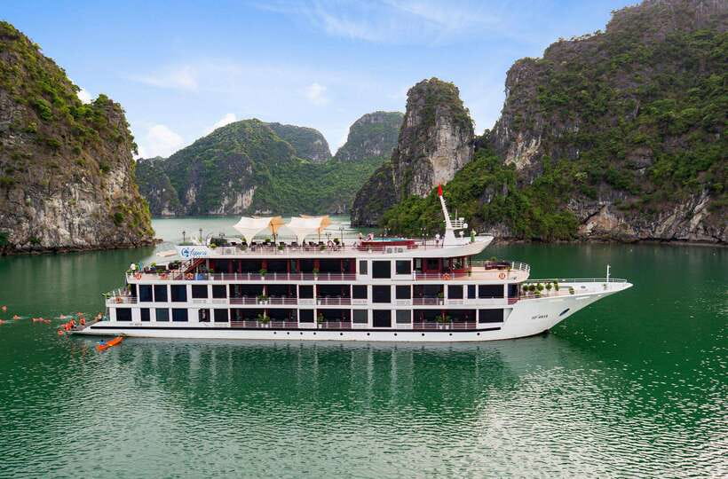 3-Day Lan Ha Bay & Viet Hai 5★ Cruise + Free Hanoi Pickup - Dark Cave and Bright Cave by kayak or bamboo boat