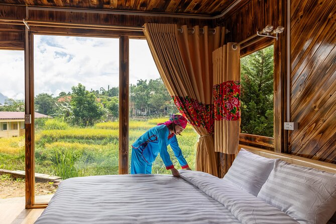 3-Days in Sapa with Overnight at 4 Star Hotel & Bungalow - Ta Van Village and the bungalow night
