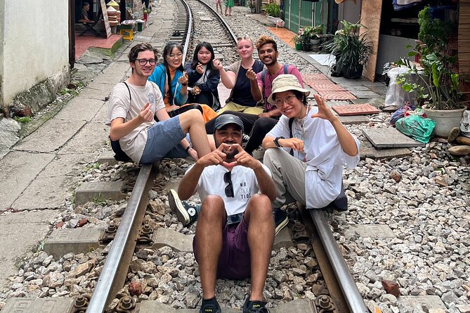 All-in-One Hanoi Walking Tour Through a Train Street - Crossing toward Long Bien Bridge