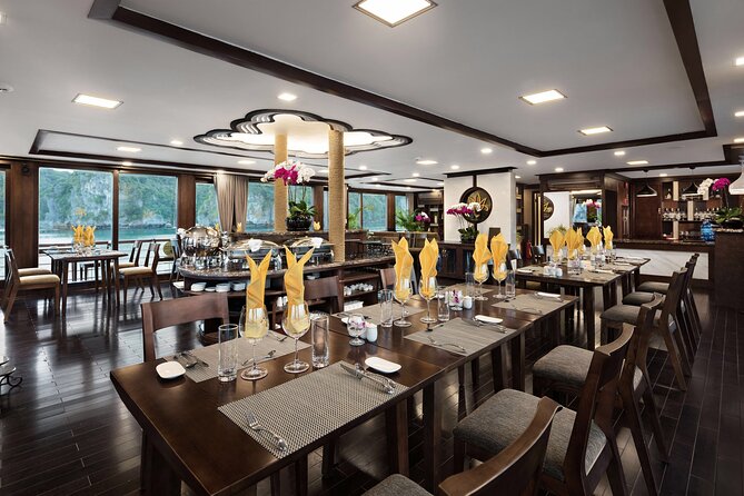 All-Inclusive 3 Day/2 Night Halong Luxury Cruise Meals, Cave, Kayaking, Swimming - Leaving Hanoi for the limestone islands