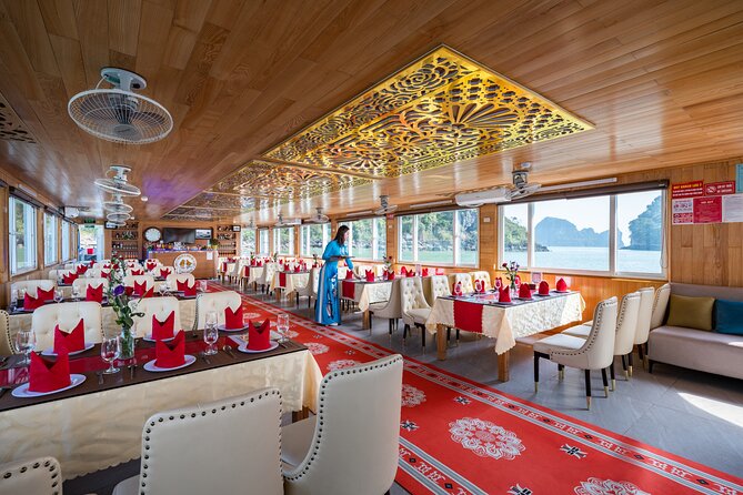All Inclusive Cruise Tour at Halong Bay - 11:45 a.m. arrival at Tuan Chau Harbor