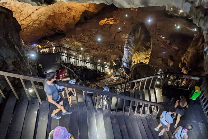 Amazing Phong Nha- Paradise Cave - Dark Cave 1 Day -All Inclusive - Dark Cave: zipline, kayak, swim, and mud bath