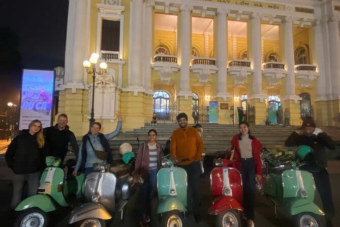 Amazing Vespa Night Tour For Food Lover - Riding safely through Hanoi at night