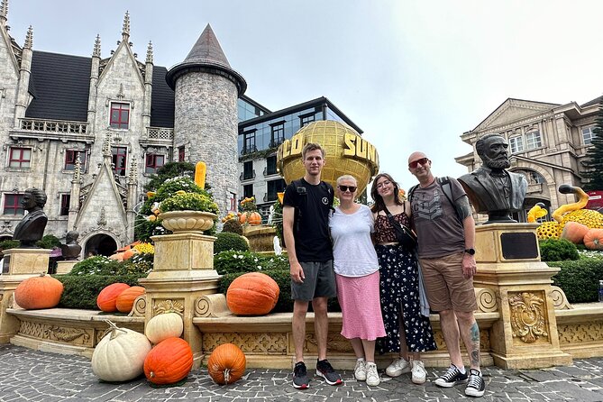 Ba Na Hills and Marble Mountains PrivateTour with Streetfood meal - Ba Na Hills gardens, wine cellar, and Fantasy Park