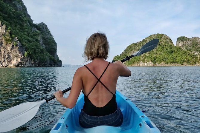Bai Tu Long Bay Cruises Peaceful and Cozy Group Boat 2D1N - Vung Vieng floating village at 7:45 a.m.