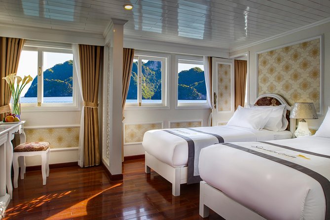 Bai Tu Long bay Luxury Cruise 2D/1N: Less touristy places, Kayaking, full meals - The Hanoi pickup and harbor transfer