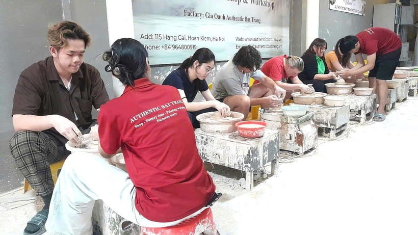 Bat trang Pottery Ceramics Class in Hanoi’s Old Quarter | VN - Firing, glazing, and getting your pottery home