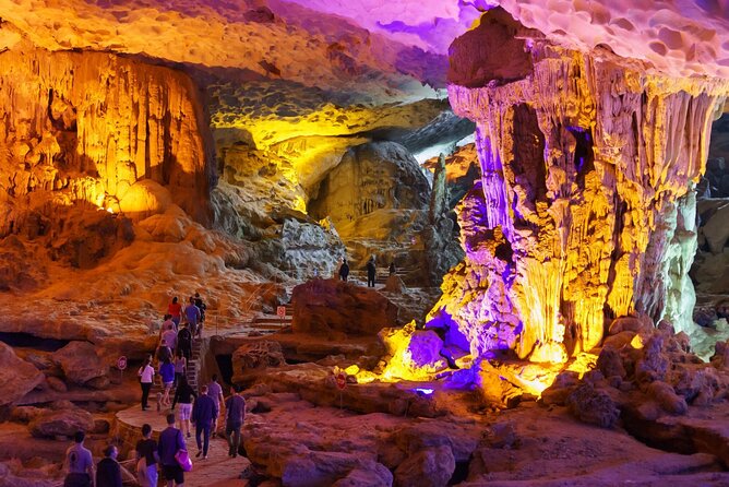 Best Halong 5 star Day Trip, inclusive,buffet,cave,kayak,transfer - Lunch, upper-deck time, and the sunset party