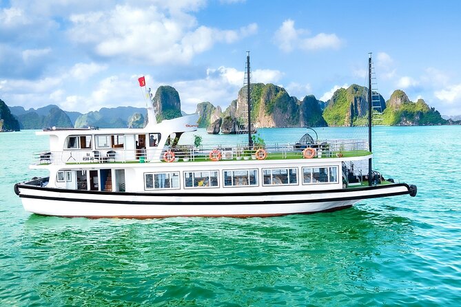 Best Price Halong 5 Star Day Cruise Buffet, Pool ,Sunset party - Hang Luon Cave by kayak or sampan boat