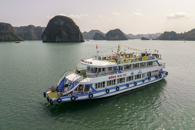 Best Price Halong Bay Full-Day Trip,Cave,Titop,Kayak By Transfer - Boarding at Tuan Chau Island around noon