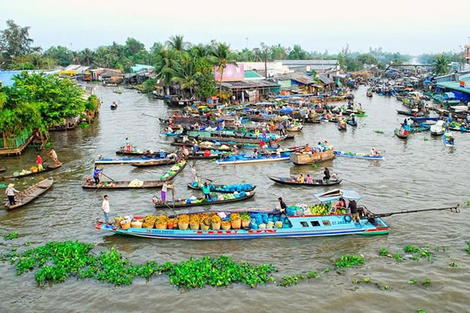 Cai Rang Floating Market & Mekong Delta 2-Day Tour from HCM City - Can Tho’s local market and village roads