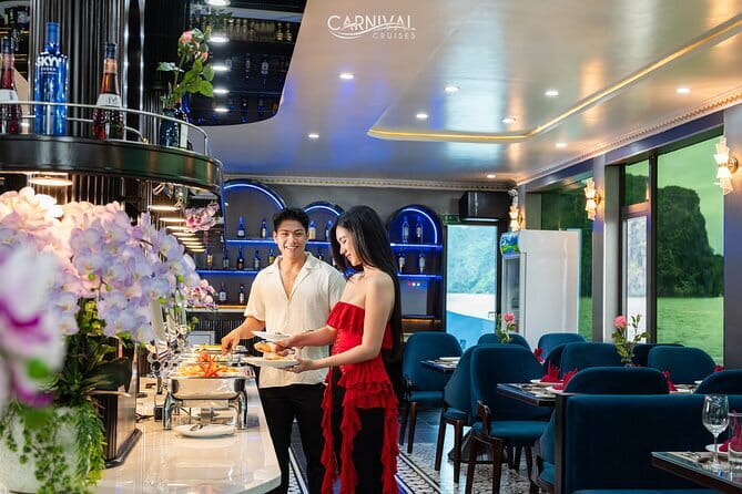 Carnival Cruise: Halong Luxury Cruise Day Trip -Swim, Kayak, Cave - Luon Cave by kayak or bamboo boat