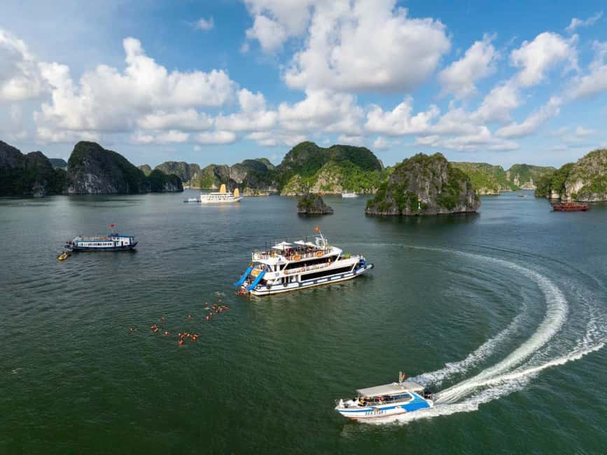 Cat Ba/Ha Noi: Lan Ha and Monkey Island Full Day Boat Trip - Bright and Dark Cave by kayak
