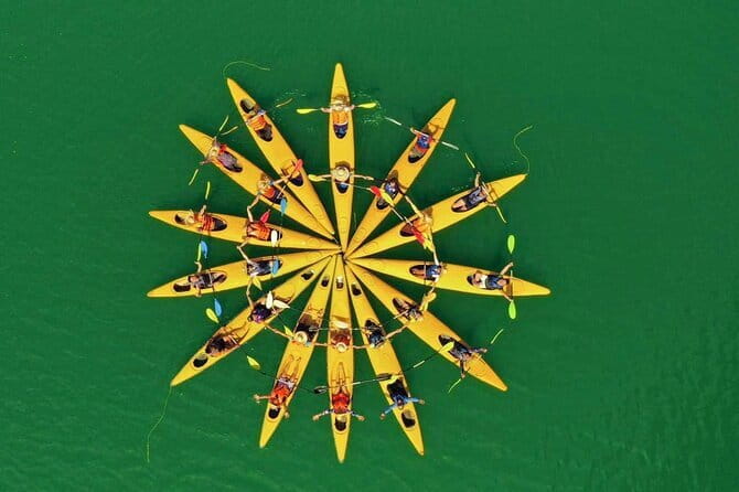 Cat Ba: Sunset & Bioluminescent Kayaking on Lan Ha Bay - Swimming in clear bay water