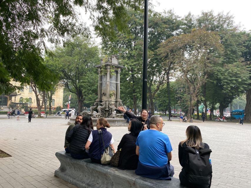 Coffee, History, and Architecture of the French Quarter - Hoan Kiem Lake and the city beyond colonial buildings