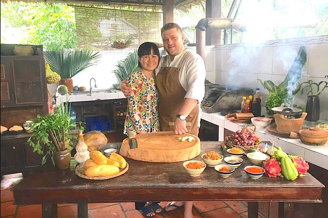 Cooking class & Vibrant Market by Scooter/Tuktuk (Half-Day) - Key points about this Ben Tre cooking class