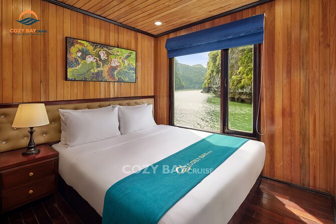CozyBay Cruise-The Best Small Group 2D/1N inHalong-All inclusive - Leaving Hanoi at 8:00 in the morning