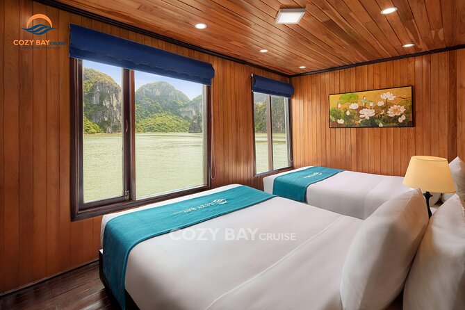 CozyBay Cruise-The Best Small Group 2D/1N inHalong-All inclusive - Titop Island, viewpoints, swimming, and crowds
