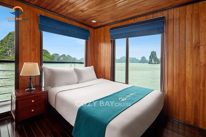 CozyBay Cruise-The Best Small Group 2D/1N inHalong-All inclusive - Sunset, cooking class, and a busy evening afloat