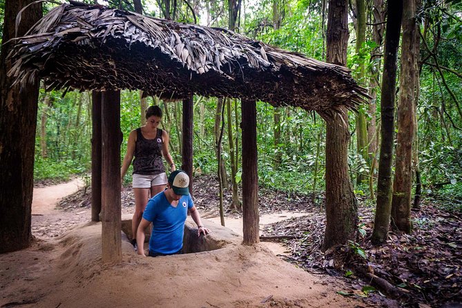 Cu Chi Tunnels and Mekong Delta 1 Day Tour With Small Group - Entering the wartime world beneath Cu Chi