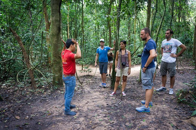 Cu Chi Tunnels Half-Day Tour: Vietnam War Underground Network - Watching the old documentary at Ben Duoc