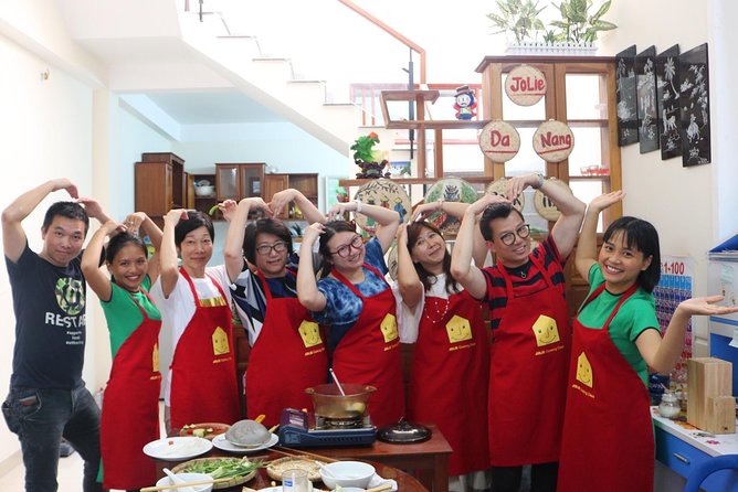 Da Nang Cooking Class with Coffee Tasting and Market Visit - Sitting down to eat what you prepared