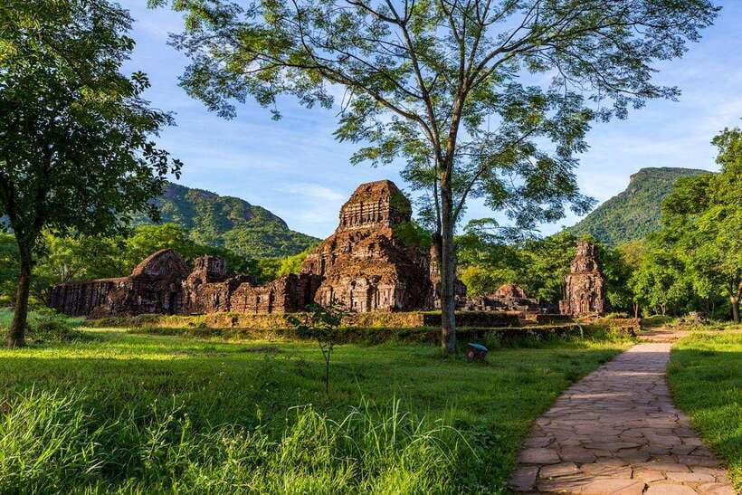 Da Nang: Full-day My Son Sanctuary And Hoi An Heritage Tour - Walking through My Son’s Champa sanctuary