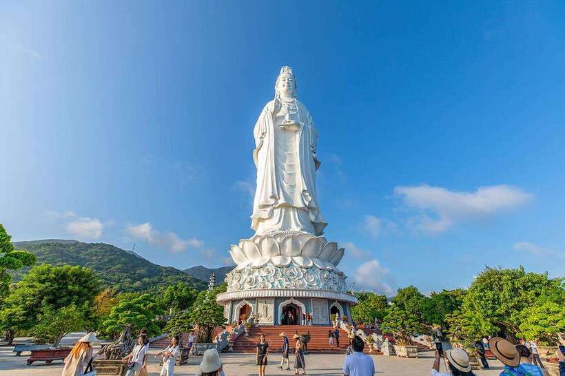 Da Nang: Marble Mountains And Son Tra Peninsula Exploration - Climbing Marble Mountains, one stair at a time