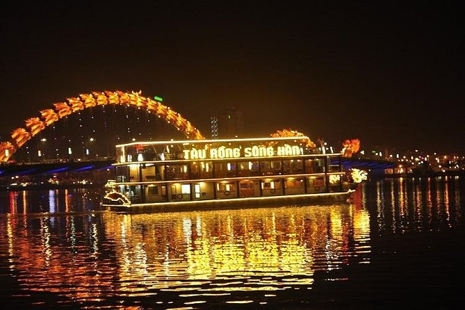 Da Nang Night Motorbike Tour & River Cruise Riding By Lady Rider - The Local Noodle Dinner