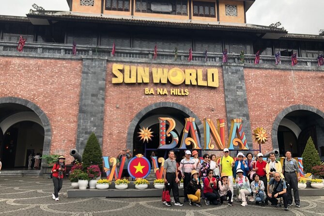 Da Nang to Ba Na Hills & Golden Bridge by private car - French village, gardens, and amusement rides