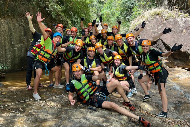 DaLat Canyoning & Experience 1500m Zipline - Finishing with the Washing Machine