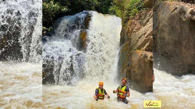 Dalat: Canyoning Extreme Adventure Vietnam - The 25-meter waterfall is the real test