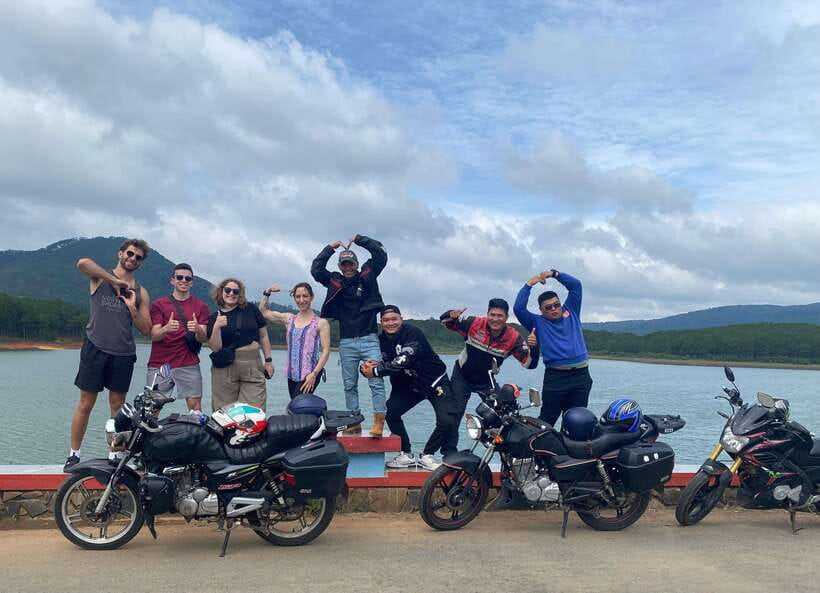Dalat: MOTORBIKE TOUR TO PONGOUR FALLS- SILK- COFFEE FARM - Coffee, rice wine, silk, and village work