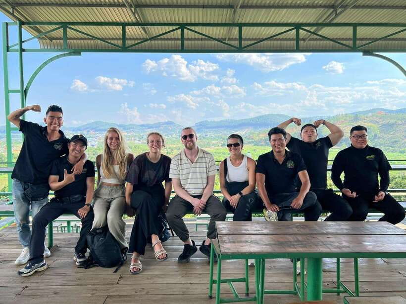 Dalat: MOTORBIKE TOUR TO PONGOUR FALLS- SILK- COFFEE FARM - Pongour Waterfall, one of the day’s big rewards