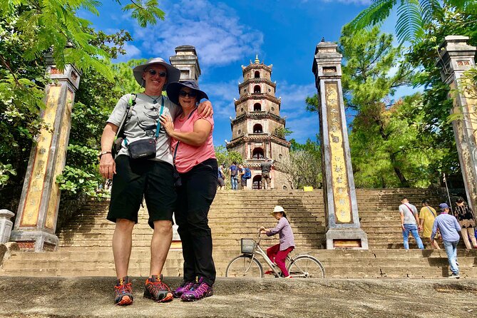 Danang/Hoi An to Hue Day Trip with English Speaking Driver - Thien Mu Pagoda beside the Perfume River
