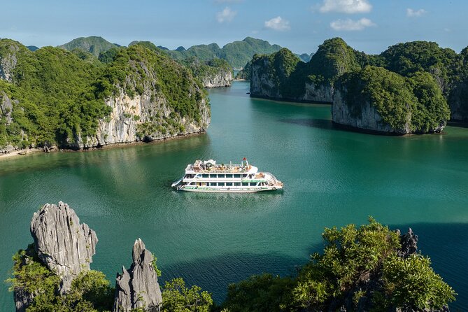 Day Tour Serenity Cruise at Lan Ha Bay from Hanoi, Hai Phong - Cai Beo Fishing Village and the first bay views