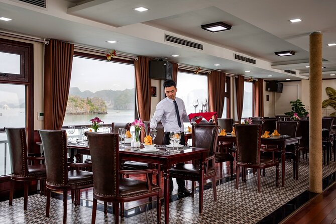 Dora Cruise - Luxury 5 Star Cruise in Halong Bay & Lan Ha Bay (2D1N) - A private balcony cabin and onboard comfort