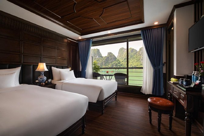 Doris Cruise 5 star cruise 3 days visiting Halong - Lan Ha Bay - The Biggest Booking Detail: Confirm the Ship