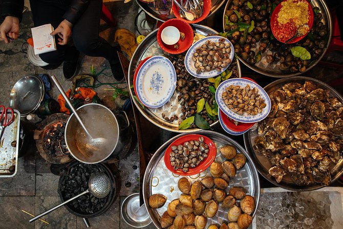 Drinks & Bites in Hanoi Private Tour - Egg coffee and Hoan Kiem Lake after sunset