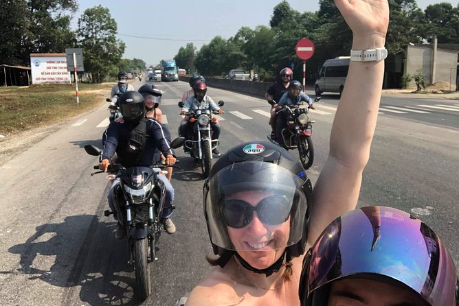 Easy Rider From Hue Da Nang Hoi An Via Hai Van Pass With Mister T - Linh Ung Pagoda above Da Nang