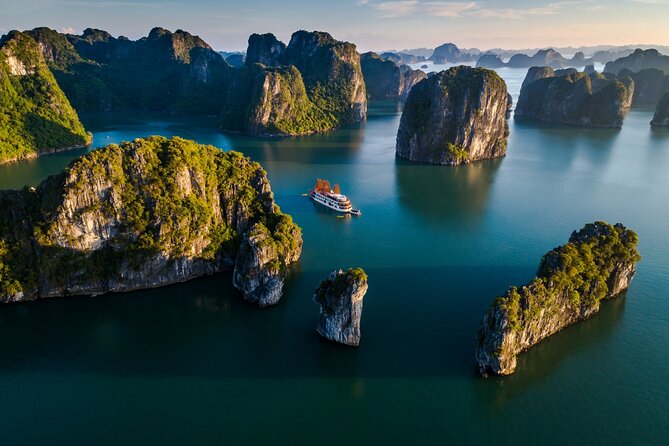 Emperor Cruises Experience 2 Days 1 Night in Halong Bay. - Boarding at Tuan Chau Island