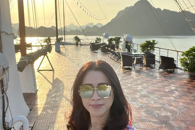 Erina Cruise Lan Ha Bay Halong Bay 3 days 2 nights depart from Hanoi Old Quarter - Day two: Tai Chi, Viet Hai, and village cycling